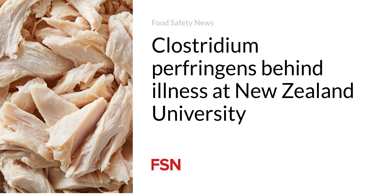 Clostridium perfringens behind illness at New Zealand University